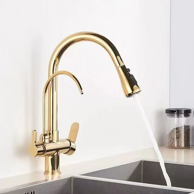 Grifo extraíble de tres vías