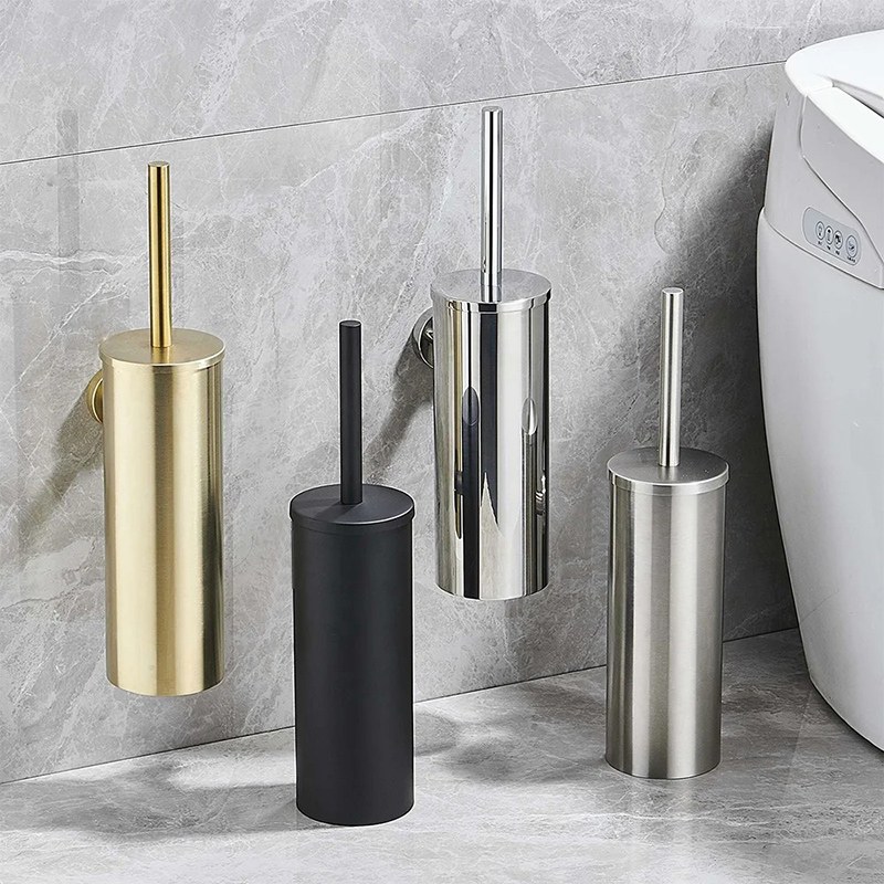 Juego de escobilla de baño de pared